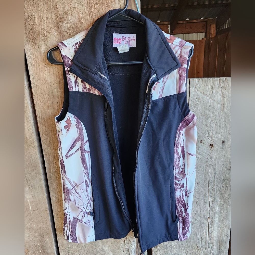 Black and Brown Camo Vest